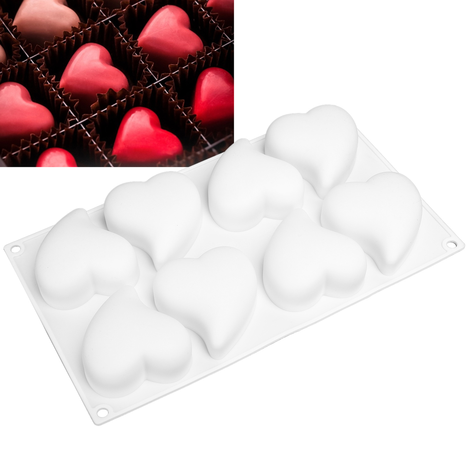 8 Ounce For Souffle Non Silicone Chocolate 8 Grid Mold Baking Tool For