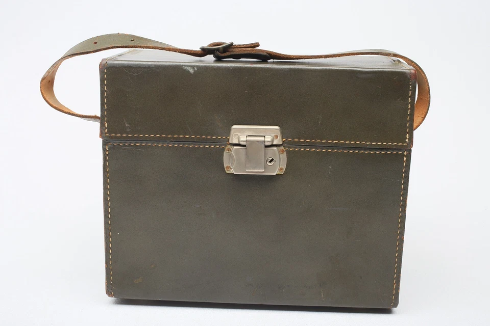 Estuche Personalizado Graflex Reflex - Cuero Verde Oliva/Interior Borgoña++Bonito+Poco Común Foto 2 de 4