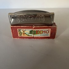 M. Hohner Echo Vintage Harmonica with Box Made in Germany