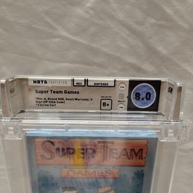 NES Nintendo Game SUPER TEAM GAMES - New & Factory Sealed! WATA 8.0 with B+ SEAL