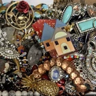 Vintage & Modern Some Signed Costume Jewelry Lot Full Small Priority Box # 14