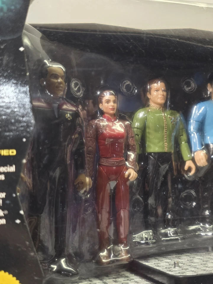 Star Trek Oficial Flota Estelar Coleccionista Set 1994 Sellado En Caja Foto 3 de 4