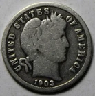 United States 1903-O Barber Dime  (C680)