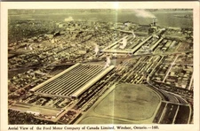 Ford Motor Company Canada Limited Windsor Ontario WB Postcard