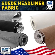 Headliner Fabric Suede with Foam-Backed Roof Panel Lining Upholstery Renew