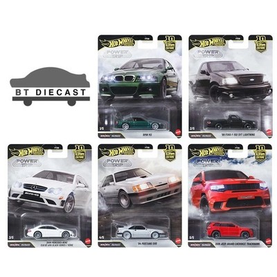 HOT WHEELS CAR CULTURE 2026 R POWER TRIP 1/64 SET of 5 FPY86-961 R In- Stock
