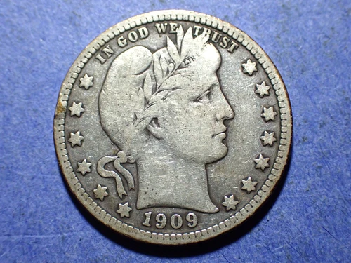 1909-D Barber Quarter  Abt. Fine