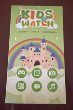 OKYUK 4G Kids Smartwatch SIM 47 Games Two-Way Call SOS Android Black NEW