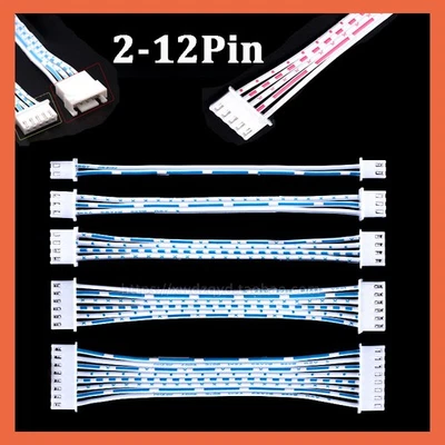 MARKENLOS XH 2.54mm Stecker / Buchse 2 3 4 5 6 7 8 9 10 12 polig Flachkabel Kabel 10-50cm