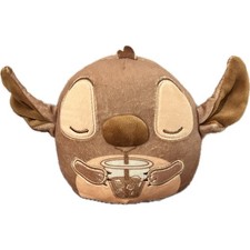 Disney Squishmallows Mystery Squad Scented 5" Stitch Sipping a Caramel Coffee