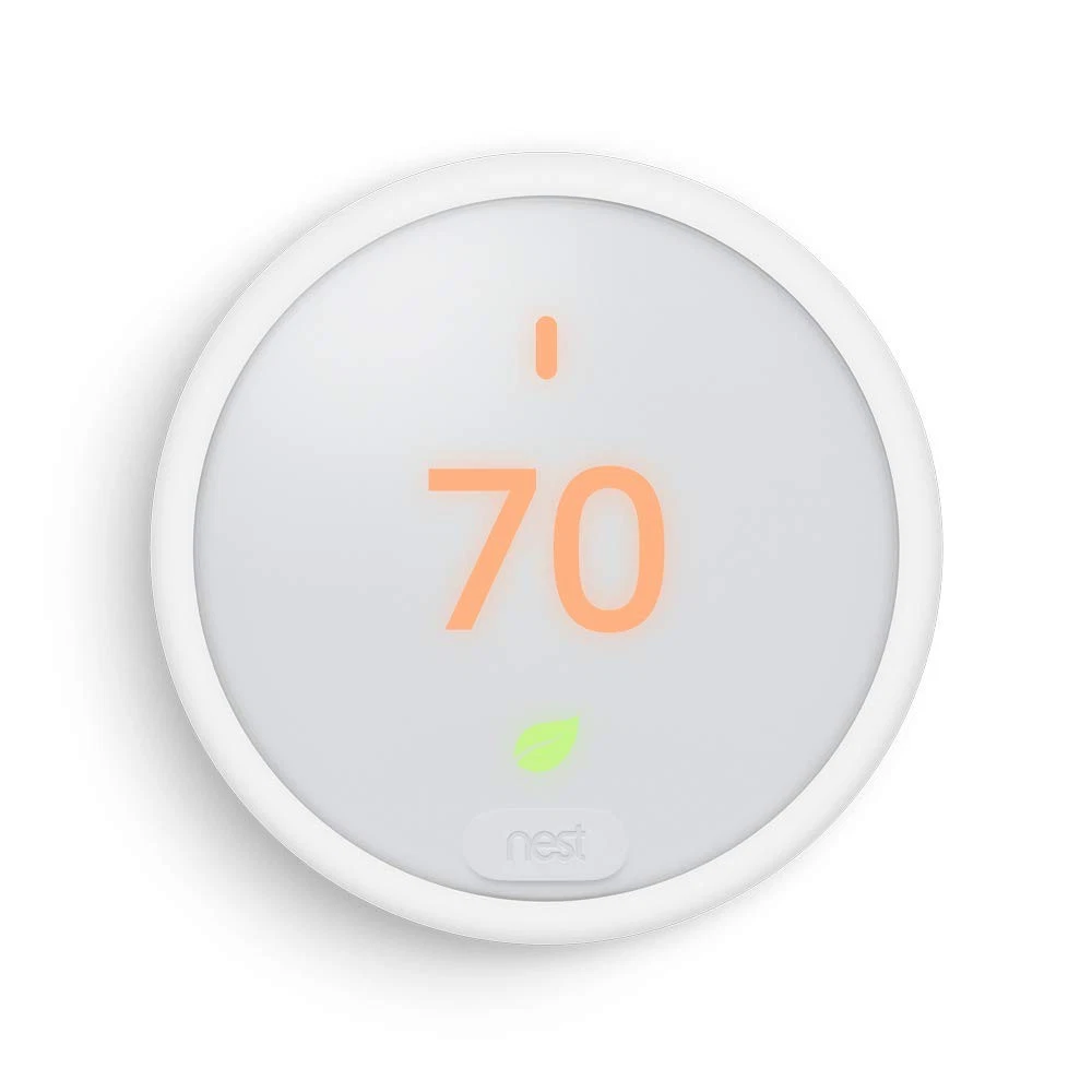 GOOGLE NEST THERMOSTAT E PROGRAMMABLE WIFI APP ALEXA GOOGLE - Scratch & Dent