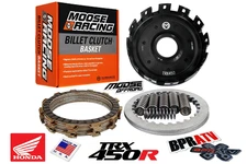 Moose Racing CNC Billet Clutch Basket Heavy Duty Clutch Kit Honda TRX450R 450ER