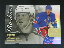 2015-16 Fleer Showcase Flair  ROOKIES #46 Oscar Lindberg New York Rangers RC