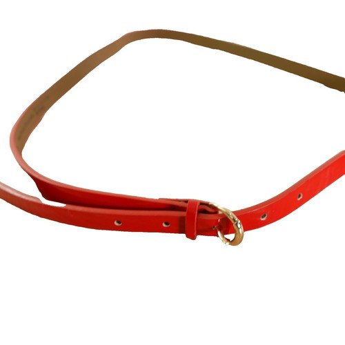 BANANA REPUBLIC Italian Leather Skinny Belt Alligator Print  display picture 3