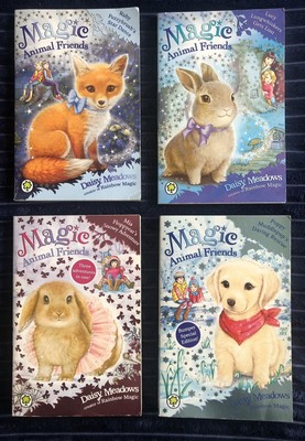 Magic Animal Friends Books x4 Mia Floppyears Ruby Fuzzybrush Poppy Muddlepup