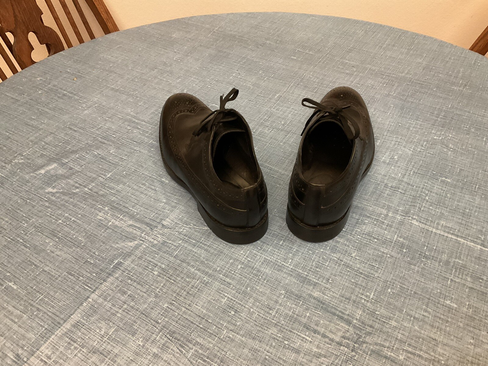 SAOLA Scarpe casual vestite Clarks da uomo in pelle nera alace taglia 11 M NUOVE