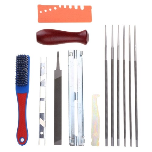 Reliable 13Pcs Chain and File Set for Precise Cutting and Smoothing - Picture 2 of 8