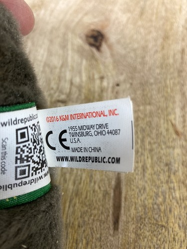 Wild Republic 11” African Elephant Baby Stuffed Animal Plush Safari Trunk Up - 第 3/9 張圖片