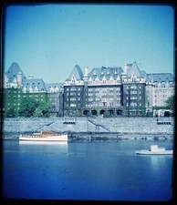 Empress Hotel Victoria BC Canada - 1952 Stereo Realist 3D slide #788