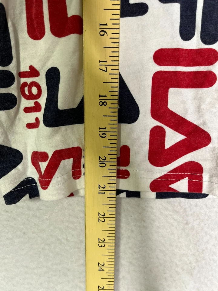 Camiseta Fila Multicolor Cuello Redondo Manga Corta 1386434 Estampado Gráfico Niños Talla M Foto 3 de 4