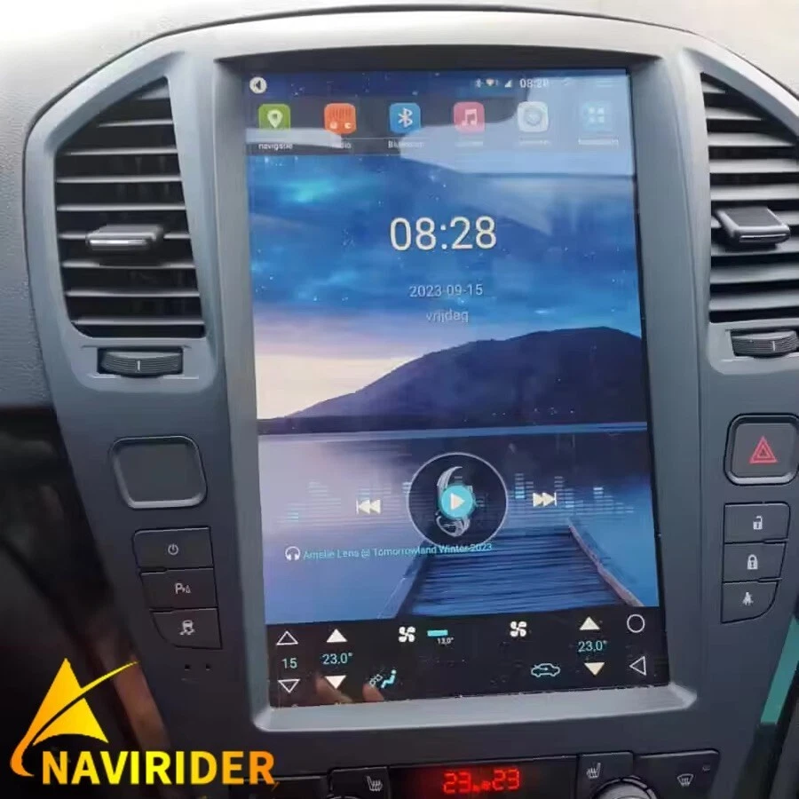 Radio de coche para Opel Insignia 2008-2013 Android 13 navegación GPS automática 12,8" Foto 2 de 4