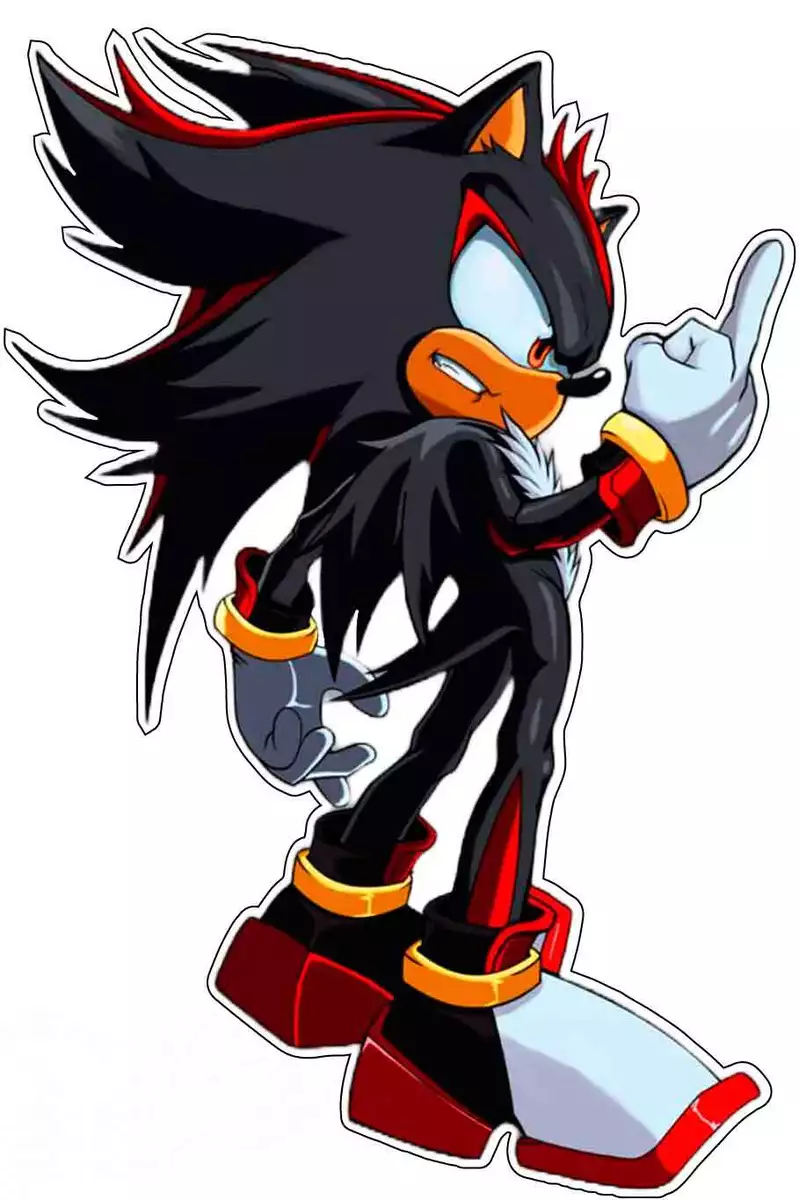 Shadow Meme Sticker Knock Knock It's Knuckles Sonic 