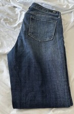 KUT from the Kloth Catherine Boyfriend Jeans Women  s Size 14 Mid-Rise Denim Blue