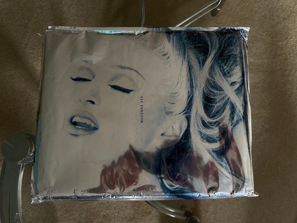 Madonna SEXマドンナ アートブック アメリカ初版 SEX by MADONNA Sealed Unopened Photo Book and Box 1992 Japan