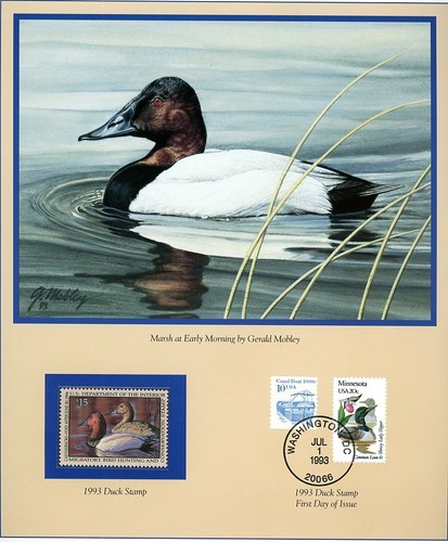 RW60 1993 Duck Stamp FDC Folio Mint Never Hinged - Picture 3 of 3