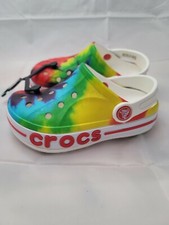 Crocs Tie Dye Bayaband Molded Clog Toddler Size 6 Kids Unisex BRAND NEW