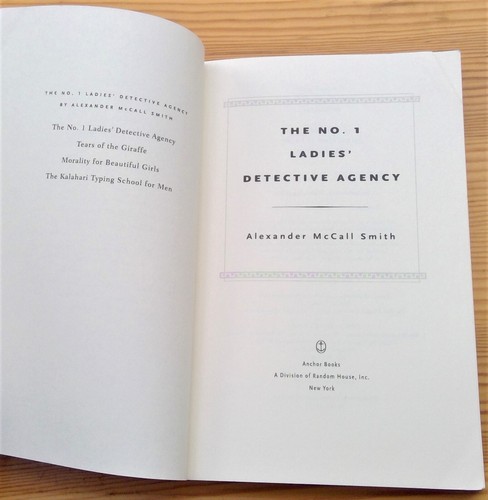 No. 1 Ladies' Detective Agency by Alexander McCall Smith 1998 paperback - Foto 5 di 8