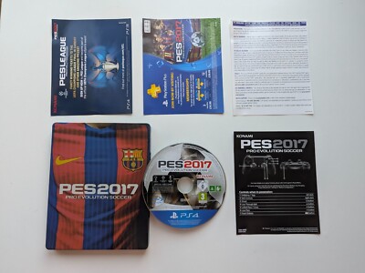 PES 2017 Pro Evolution Soccer 2017 Steelbook PS4 Playstation 4 PAL UK Verkäufer