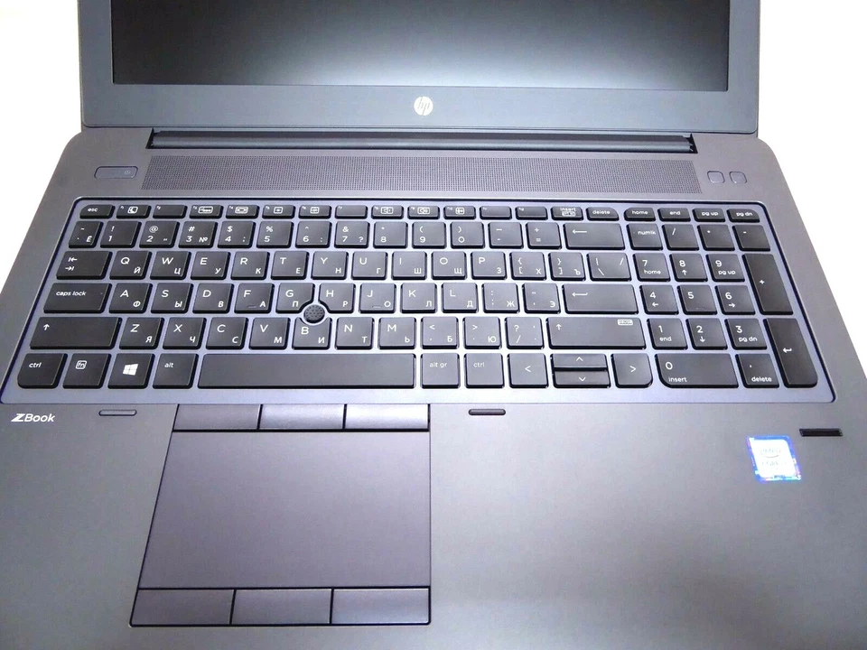 HP ZBOOK 15 G4, RUSSIA+ ENGLISH: i7-QUAD 32GB AMD WX4150 RUSSISCH US-ENGLISH - Bild 2 von 4