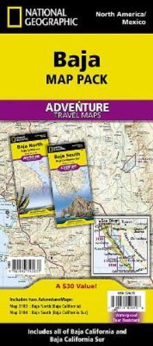 National Geographic Maps Baja California, Mexico, Map Pack Bundle (Map)