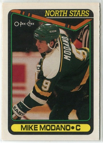 1990-91 O-Pee-Chee OPC #348 Mike Modano Minnesota North Stars