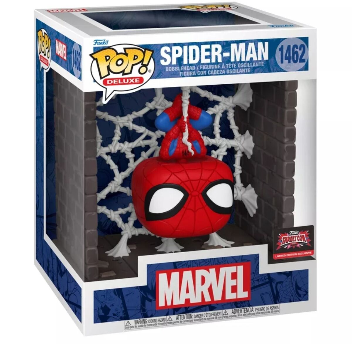 Funko POP Deluxe Marvel Spider-Man Webbed Target Con 2025 Funko POP Deluxe Marvel Spider-Man Webbed Target Con 2025