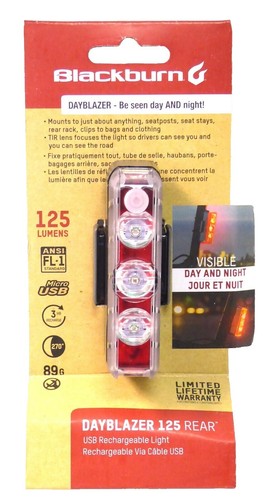 Blackburn Mars Magnetic Light 2015 – Luce Led Rossa Di Sicurezza Per Bici E Cane, Ricaricabile