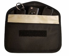Car Key Signal Blocker Faraday Bag For Keyless Entry Fob Shield - Larger Version