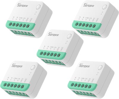 5x SONOFF MINIR4M Extreme WiFi Smart Light Switch Matter Enabled APP Control