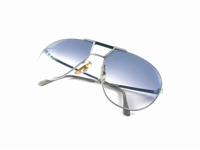 NEW VINTAGE CHRISTIAN DIOR MONSIEUR AVIATOR SILVER FRAME