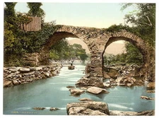 8" x 10" Photo 1890 Old Weir Bridge. Killarney. Co. Kerry, Ireland