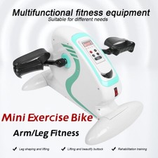 Mini Exercise Bike Pedal Exerciser for Seniors Rehab Training Arm/Leg Fitness AU
