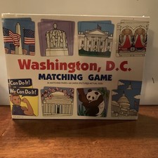 America USA Washington D.C. Matching Game Preschool Daycare Toy Lot