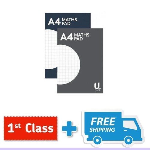 U.Learn A4 Maths Pad (5mm Squared Paper) - Picture 2 of 7