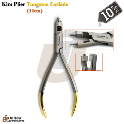 14cm Kim Plier TC Multi Edge Archwire MAEW Loop Forming Cutting Otho Dental Lab