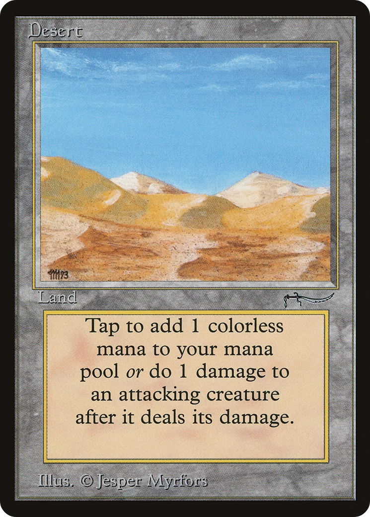 Land Magic: The Gathering Arabian Nights Common Individual