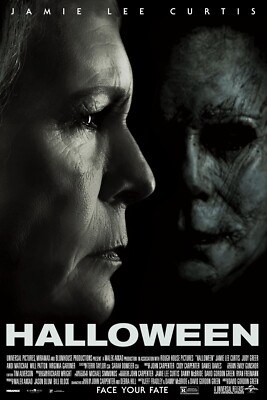 2018 Halloween Movie Poster 11X17 Michael Myers Laurie Strode Nick