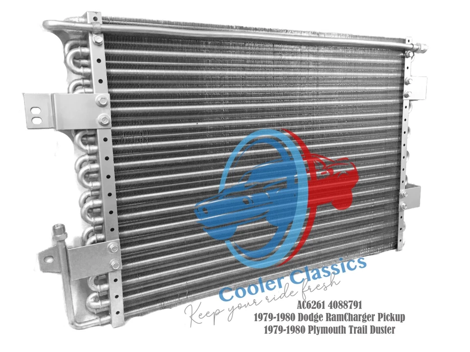 1979 年 80 道奇 Ramcharger 红色 Express Macho 普利茅斯拖车冷凝器 AC6261 — 第 2/3 张图片