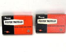 Vintage Artist DIXON PRANG POSTER PASTELLO PRESSED Colored Chalk Sticks  Restore