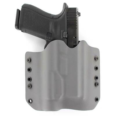 OWB Kydex Holster for Hanguns with Crimson Trace CMR 208 - GUNMETAL GRAY